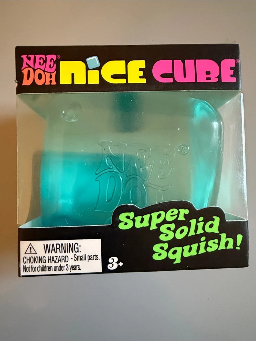 Authentic NEE DIH Nice Cube Super Solid Squish - Teal
